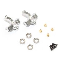 Team Raffee & Co Aluminum Front Hub - 1 Pair Silver...