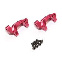 Team Raffee & Co Aluminum Front C-Hub - 1 Pair Red...
