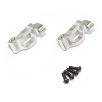 Team Raffee & Co Aluminum Front C-Hub - 1 Pair Silver...