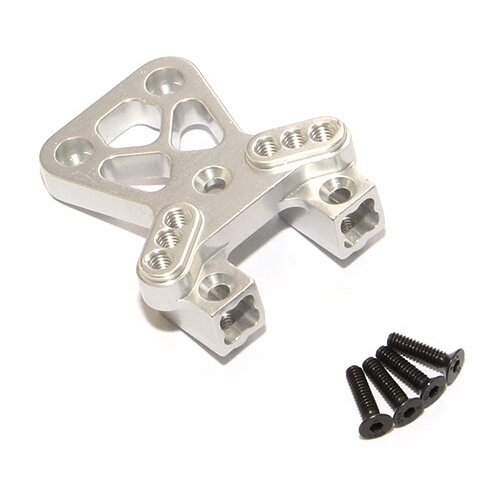 Team Raffee & Co Aluminum Front Shock Tower - 1 Pc Silver for Traxxas LaTrax Teton BRTE007S