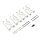 Team Raffee & Co Aluminum Front & Rear Arms  2 Pair Silver for Traxxas LaTrax Teton BRTE012S