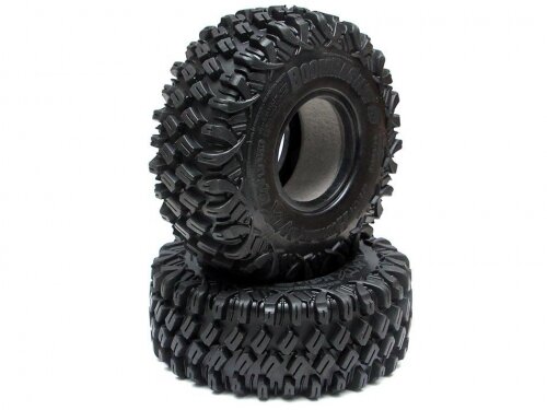 BoomRacing HUSTLER M/T Xtreme 1.9 MC2 Rock Crawling Tires 4.75x1.75 SNAIL SLIME Compound W/ 2-Stage Foams (Ultra Soft) 2pcs BRTR