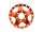 BoomRacing ProBuild 1.9" Alum SV5 Faceplate (1) Orange BRPBF002OR