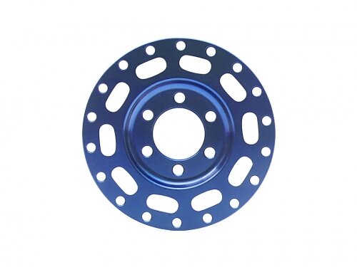 BoomRacing ProBuild 1.9" Alum MAG10 Faceplate (1) Blue BRPBF001B