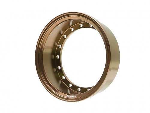 BoomRacing ProBuild 1.9" Alum 15mm Solid Wheel Barrel (1) Bronze BRPROB-02BZ