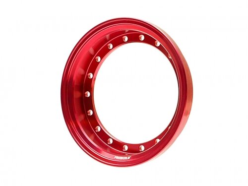 BoomRacing ProBuild 1.9" Alum 7.5mm Solid Wheel Barrel (1) Red BRPROB-01R