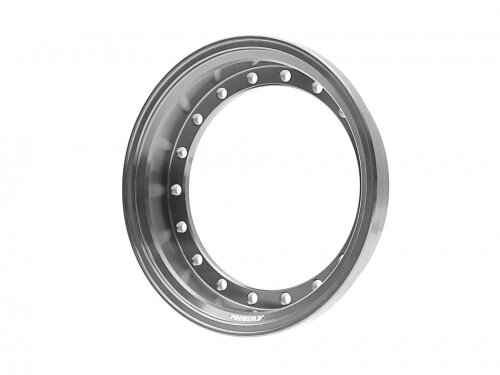 BoomRacing ProBuild 1.9" Alum 7.5mm Solid Wheel Barrel (1) Gun Metal BRPROB-01GM