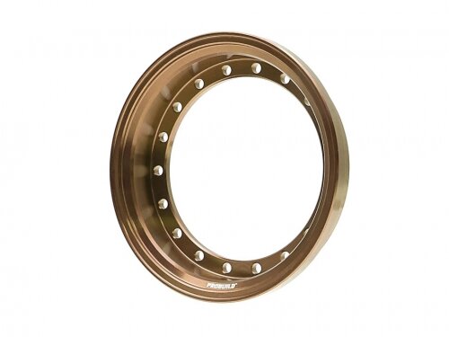 BoomRacing ProBuild 1.9" Alum 7.5mm Solid Wheel Barrel (1) Bronze BRPROB-01BZ