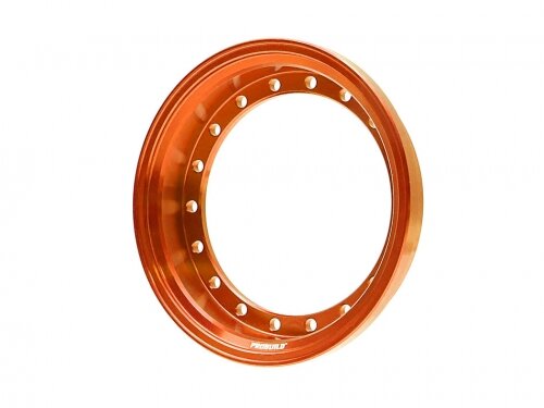 BoomRacing ProBuild 1.9" Alum 7.5mm Solid Wheel Barrel (1) Orange BRPROB-01OR
