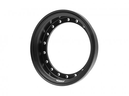 BoomRacing ProBuild 1.9" Alum 7.5mm Solid Wheel Barrel (1) Matte Black BRPROB-01MBK