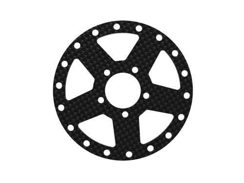 BoomRacing ProBuild 1.9" CF5 Carbon Fiber Faceplate (1) Black BRPBF003CFBK