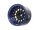BoomRacing ProBuild 1.9" R12 Adjustable Offset Aluminum Beadlock Wheels (2) Blue/Matte Black BRPB012BBK