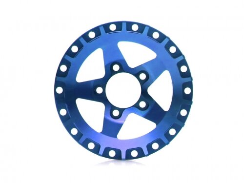 BoomRacing ProBuild 1.9" Alum SS5 Faceplate (1) Blue BRPBF008SS5B
