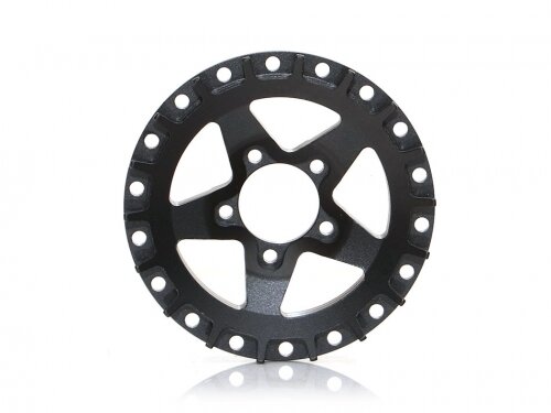 BoomRacing ProBuild 1.9" Alum SS5 Faceplate (1) Black BRPBF008SS5BK