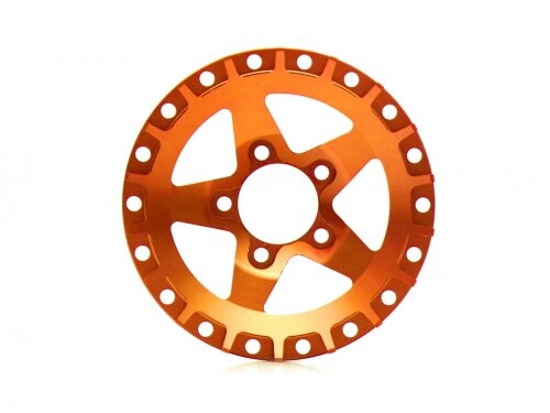 BoomRacing ProBuild 1.9" Alum SS5 Faceplate (1) Orange BRPBF008SS5OR
