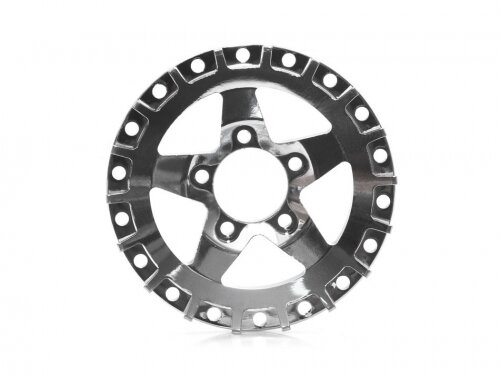 BoomRacing ProBuild 1.9" Alum SS5 Faceplate (1) Chrome BRPBF008SS5CR