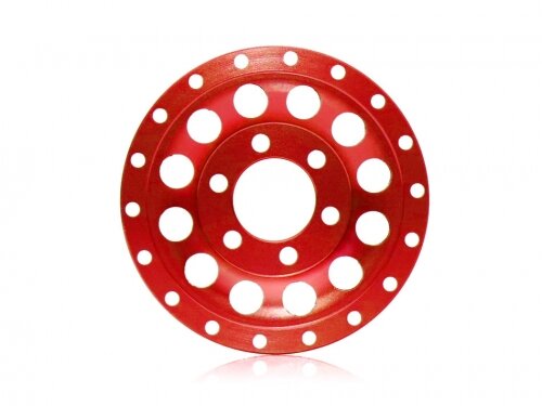 BoomRacing ProBuild 1.9" Alum R12 Faceplate (1) Red BRPBF009R12R
