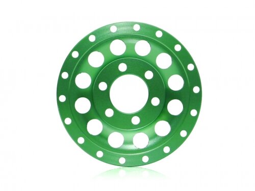 BoomRacing ProBuild 1.9" Alum R12 Faceplate (1) Green BRPBF009R12G