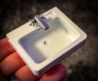 CRM Handwaschbecken aus Resin incl. Zubehör