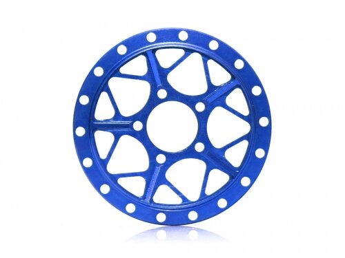 BoomRacing ProBuild 1.9" Alum LGB Faceplate (1) Blue BRPBF011LGBB