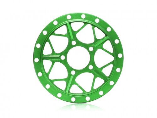 BoomRacing ProBuild 1.9" Alum LGB Faceplate (1) Green BRPBF011LGBG