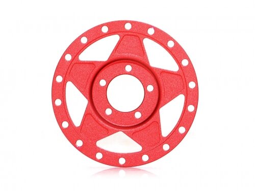 BoomRacing ProBuild 1.9" Alum RTS Faceplate (1) Matte Red BRPBF010RTSMR