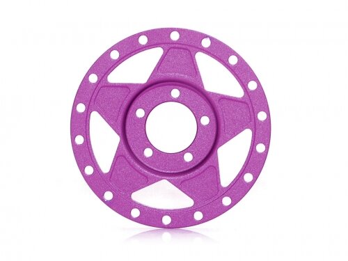 BoomRacing ProBuild 1.9" Alum RTS Faceplate (1) Matte Purple BRPBF010RTSMP
