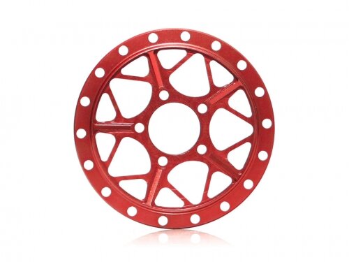 BoomRacing ProBuild 1.9" Alum LGB Faceplate (1) Red BRPBF011LGBR