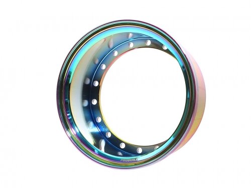 BoomRacing ProBuild 1.9" Alum 19.5mm Solid Wheel Barrel (1) Neo Chrome BRPROB-02EWNEO