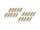 BoomRacing ProBuild Mag Seat Lug Nut 12.9 Grade M2.5x6mm Scale Hardware Set (20) Gold BRPROB-09GD