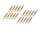 BoomRacing ProBuild Mag Seat Lug Nut 12.9 Grade M2x8mm Scale Hardware Set (20) Gold BRPROB-11GD