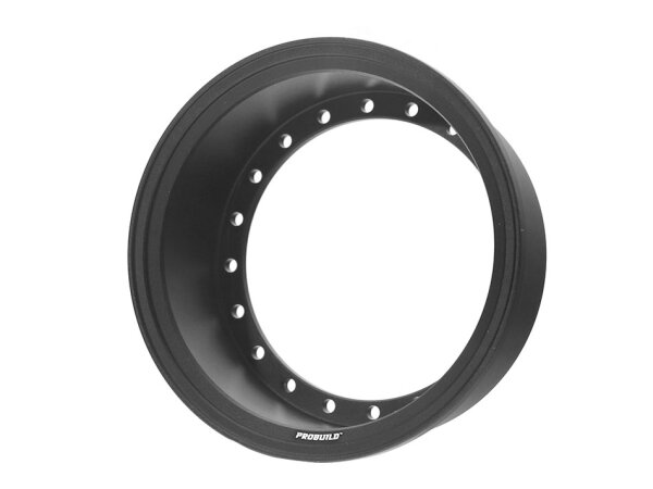 BoomRacing ProBuild 2.2" Alum 23mm (Standard) Wheel Barrel (1) Matte Black BRPROB22-02MBK