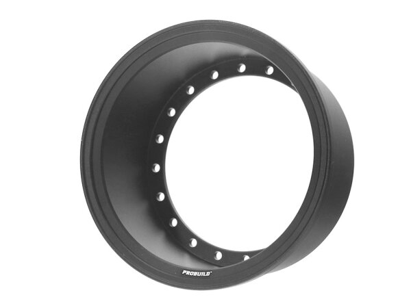BoomRacing ProBuild 2.2" Extra Wide Alum 29.5mm (Extra Wide) Wheel Barrel (1) Matte Black BRPROB22-02EWMBK