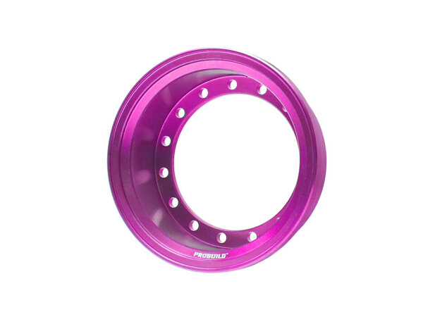 BoomRacing ProBuild 1.55" Alum 16.5mm Wheel Barrel (1) Purple BRPROB155-02P