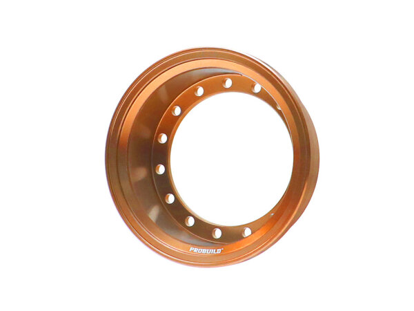 BoomRacing ProBuild 1.55" Alum 16.5mm Wheel Barrel (1) Orange BRPROB155-02OR