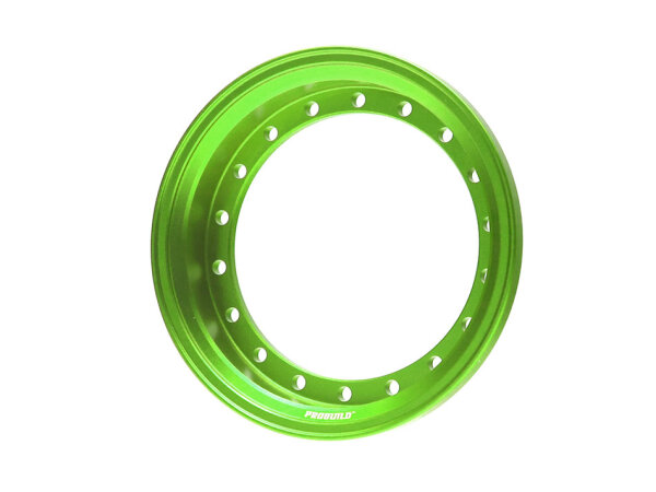 BoomRacing ProBuild 1.9" Alum 7.5mm Solid Wheel Barrel (1) Matte Green BRPROB-01MG