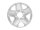 BoomRacing ProBuild 2.2" Alum M13 Faceplate (1) Flat Silver BRPBF22-002FS