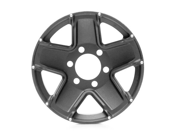 BoomRacing ProBuild 2.2" Alum M13 Faceplate (1) Matte Black BRPBF22-002MBK