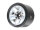 BoomRacing ProBuild 2.2" Extra Wide M13 Adjustable Offset Aluminum Beadlock Wheels (2) Black/Flat Silver BRPB2203BKFS-EW