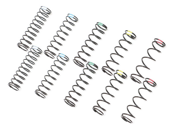 BoomRacing KUDU Shock Springs 45mm Set  (Super Hard, Hard, Medium, Soft, Super Soft) (10) BRKSPRING-45 Set