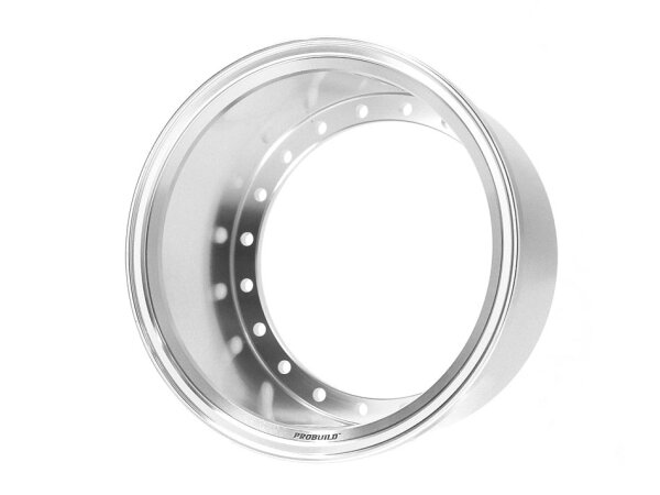 BoomRacing ProBuild 2.2" Extra Wide Alum 29.5mm (Extra Wide) Wheel Barrel (1)  Platinum BRPROB22-02EWPL