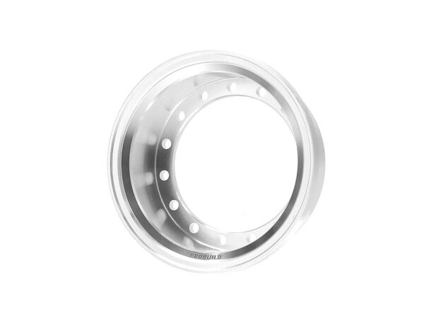 BoomRacing ProBuild 1.55" Alum 16.5mm Wheel Barrel (1)  Platinum BRPROB155-02PL