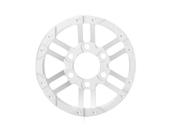 BoomRacing ProBuild 1.9" Alum TWS Faceplate (1) Flat Silver BRPBF013TWSFS