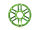 BoomRacing ProBuild 1.9" Alum TWS Faceplate (1) Matte Green BRPBF013TWSMGN