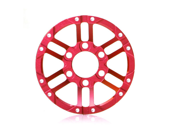 BoomRacing ProBuild 1.9" Alum TWS Faceplate (1) Matte Red BRPBF013TWSMRD