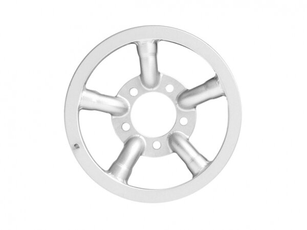 BoomRacing ProBuild 1.9" Alum M5 Faceplate (1) Flat Silver BRPBF016M5FS