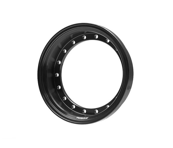 BoomRacing ProBuild 1.9 Alum 10mm Solid Wheel Barrel (1) Black BRPROB-02NWBK