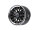 BoomRacing ProBuild 1.55" R12 6-Lug Adjustable Offset Aluminum Beadlock Wheels w/ Dome Center Cap (2) Chrome/Black BRPB15510CRBK