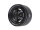 BoomRacing ProBuild 1.9" Narrow Rostyle Classic Adjustable Offset Aluminum Beadlock Wheels (2) Black/Black BRPB058BKBK-NW