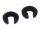 BoomRacing KUDU Aluminum Shock Spring Retainer (2) Black BRSH-RT